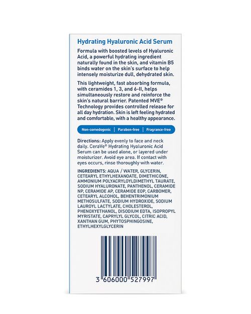 Hydrating Hyaluronic Acid Serum | For deep skin hydration