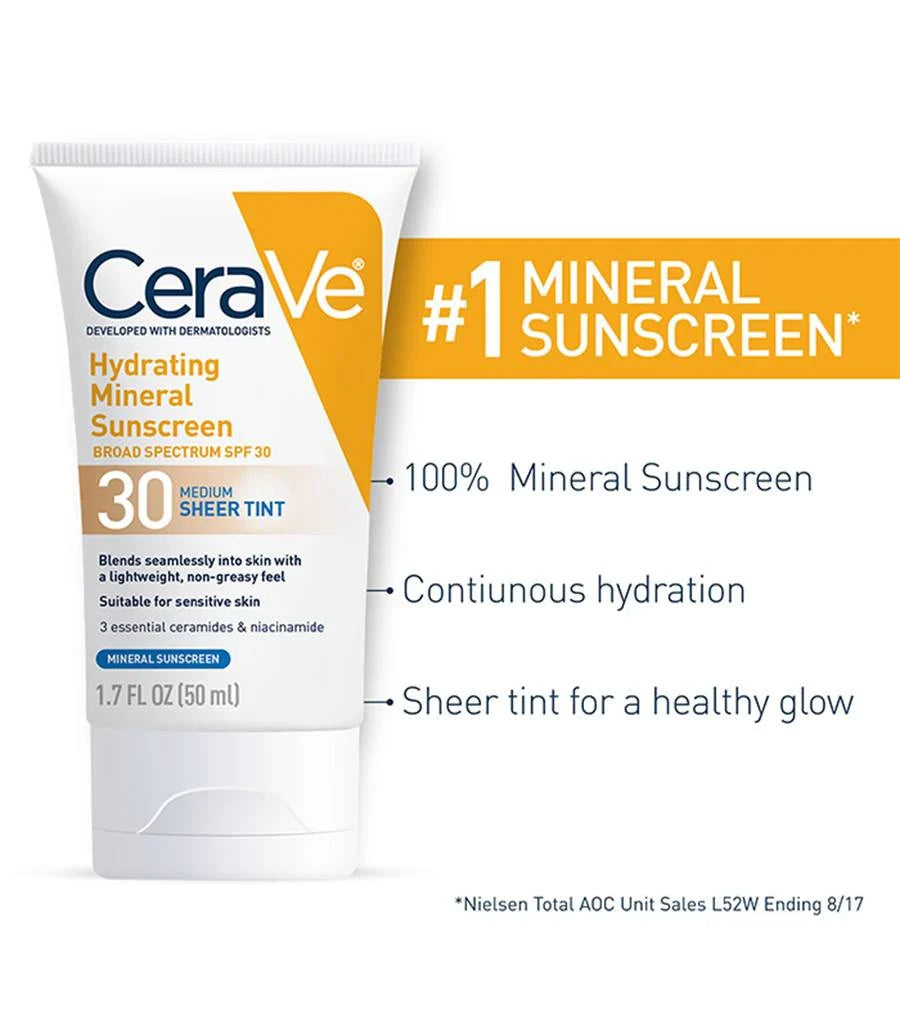 Hydrating Mineral Sunscreen SPF 30 Face Sheer Tint